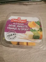 Dès 3 fromages chèvre, mimolette, fromage au basilic