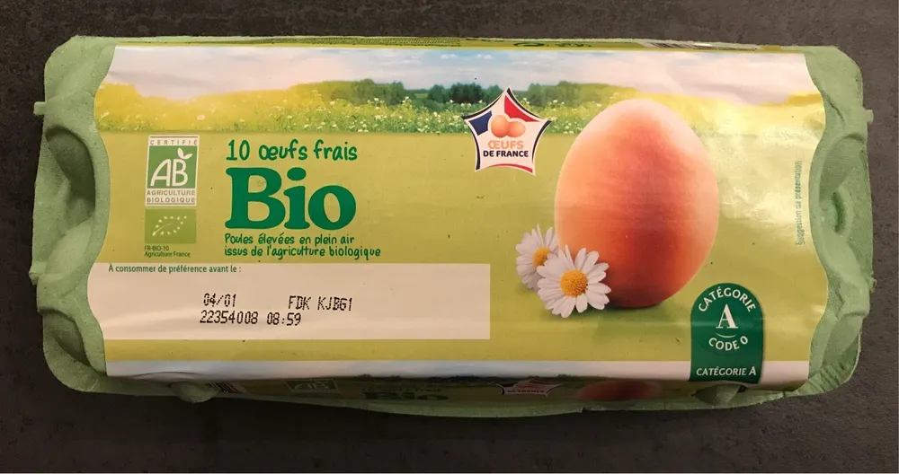 Œufs bio x10