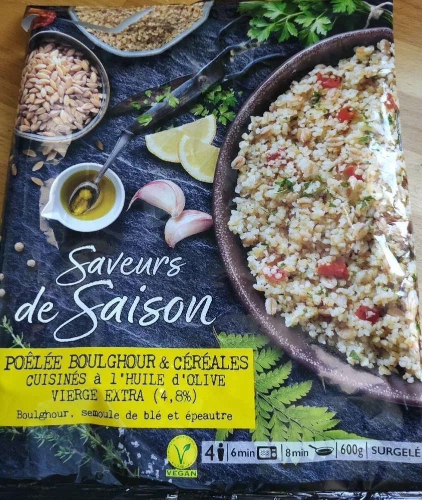 Poêlée boulghour & céreales