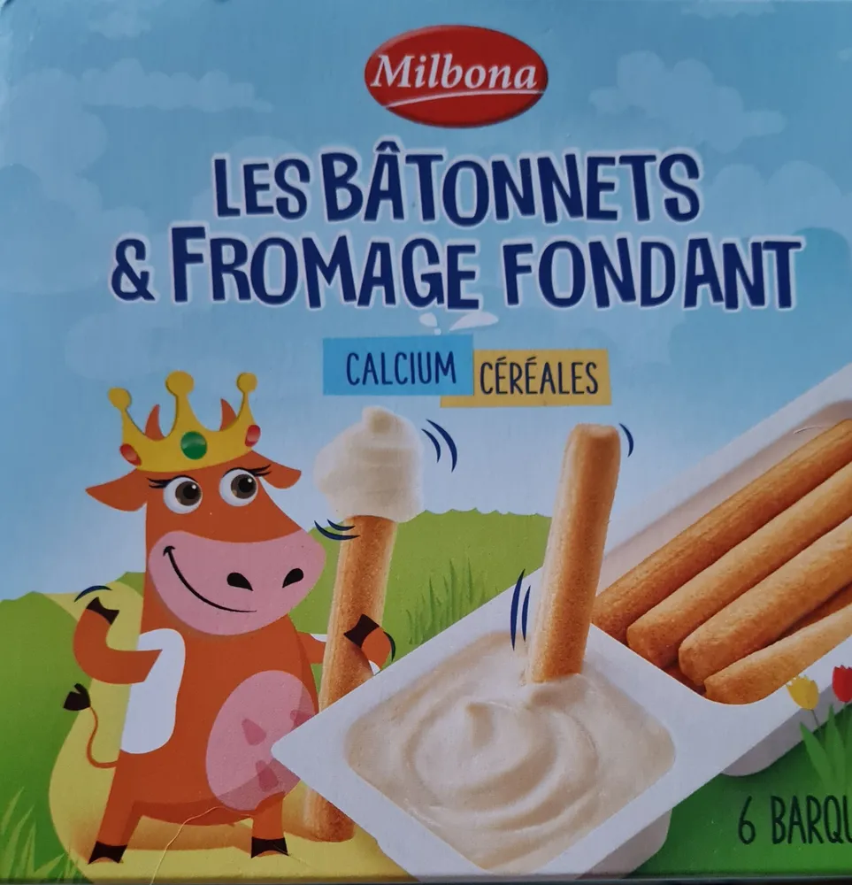 Les bâtonnets & fromage fondant