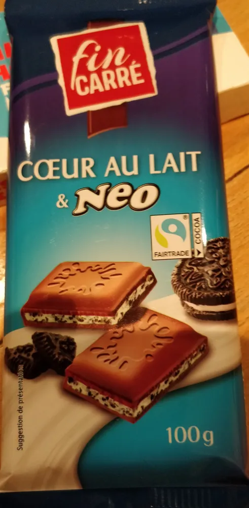 Chocolat  au lait fourré