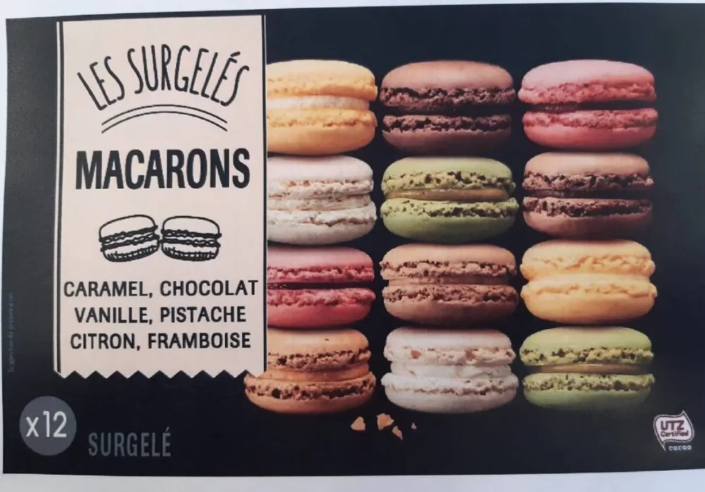12 macarons assortis