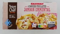 Paniers feuilletés pur beurre jambon-fromage