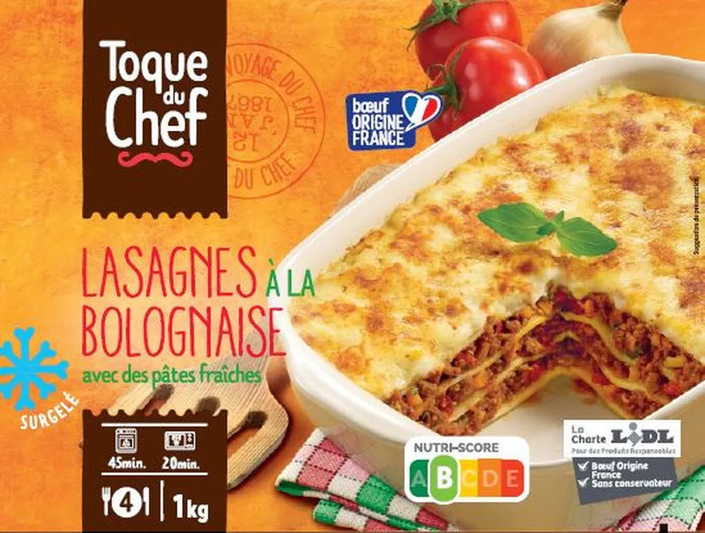 Lasagnes à la bolognaise VBF