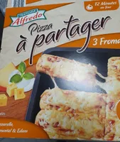 Pizza a partager 3 fromage Trattoria Alfredo