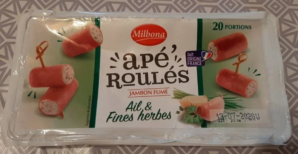 Apé roulés ail & fines herbes