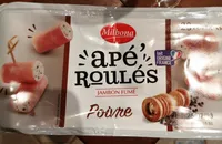 Apé roulés jambon fumé poivre