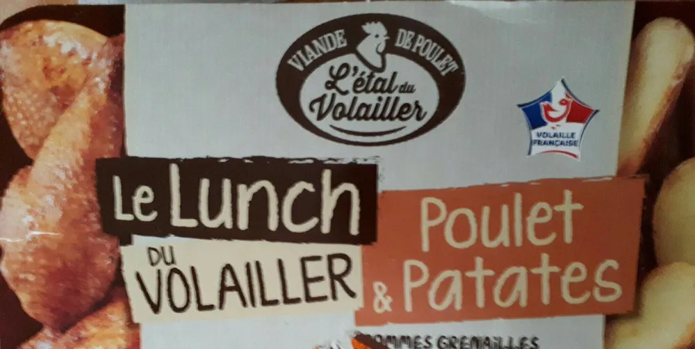 Le lunch du volailler. Poulet et patates