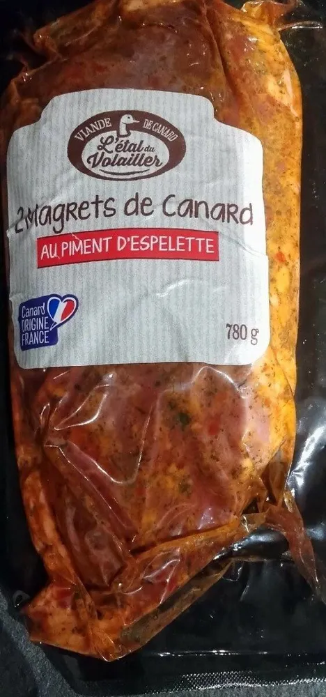 Magret de canard au piment d'espelette
