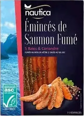 Émincés de Saumon Fumé 5 Baies & Coriandre