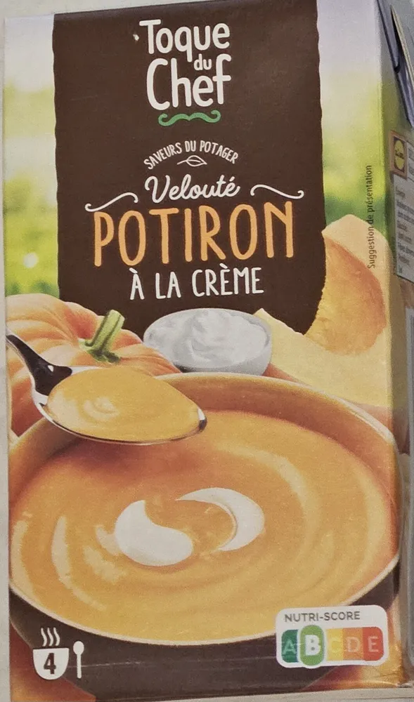 Velouté potiron à la crème