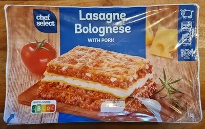 Lasagne Bolognese with minced meat tomato sauce