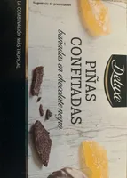 PIÑA CONFITADA BAÑADA EN CHOCOLATE NEGRO