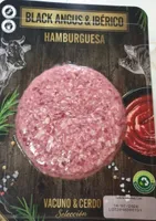 Hamburguesa black angus y cerdo iberico