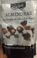 Almendras recubiertas de chocolate negro