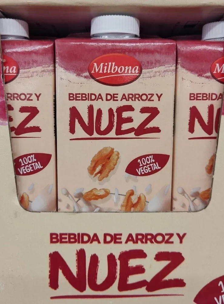 Leche de arroz y nuez