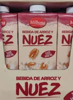 Leche de arroz y nuez