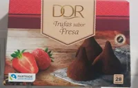 Trufas sabor fresa