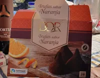 Trufas sabor naranja