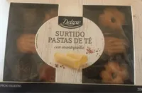 Surtido pastas de té con mantequilla