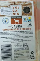 Quesos de Canarias de cabra semicurado al pimentón