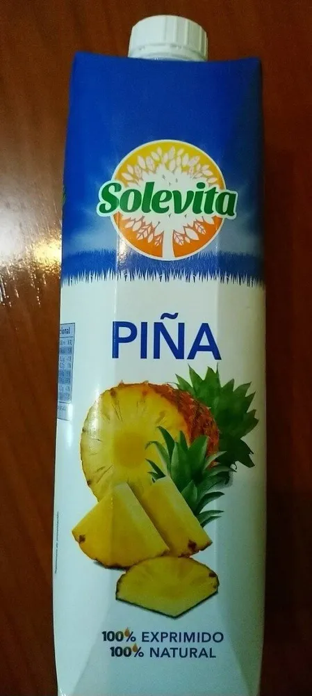 Zumo de piña 100% exprimido