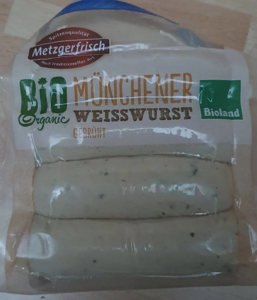 Bio Münchner weisswurst