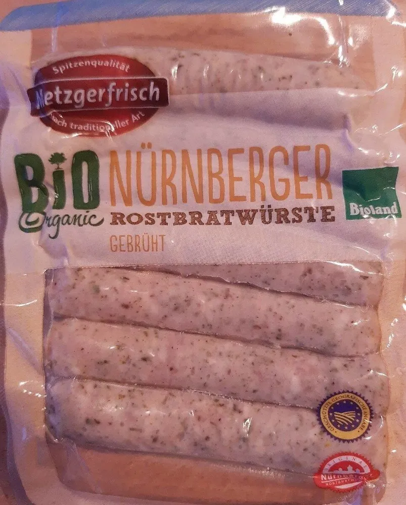 Bio Nürnberger Rostbratwürste