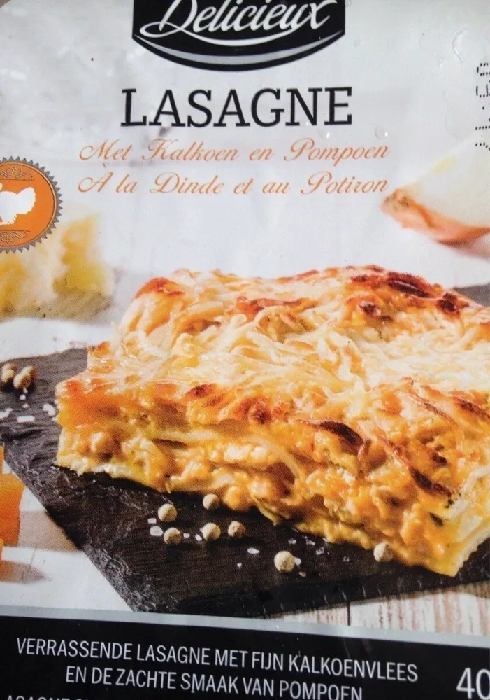 Lasagne à la dinde et au potiron