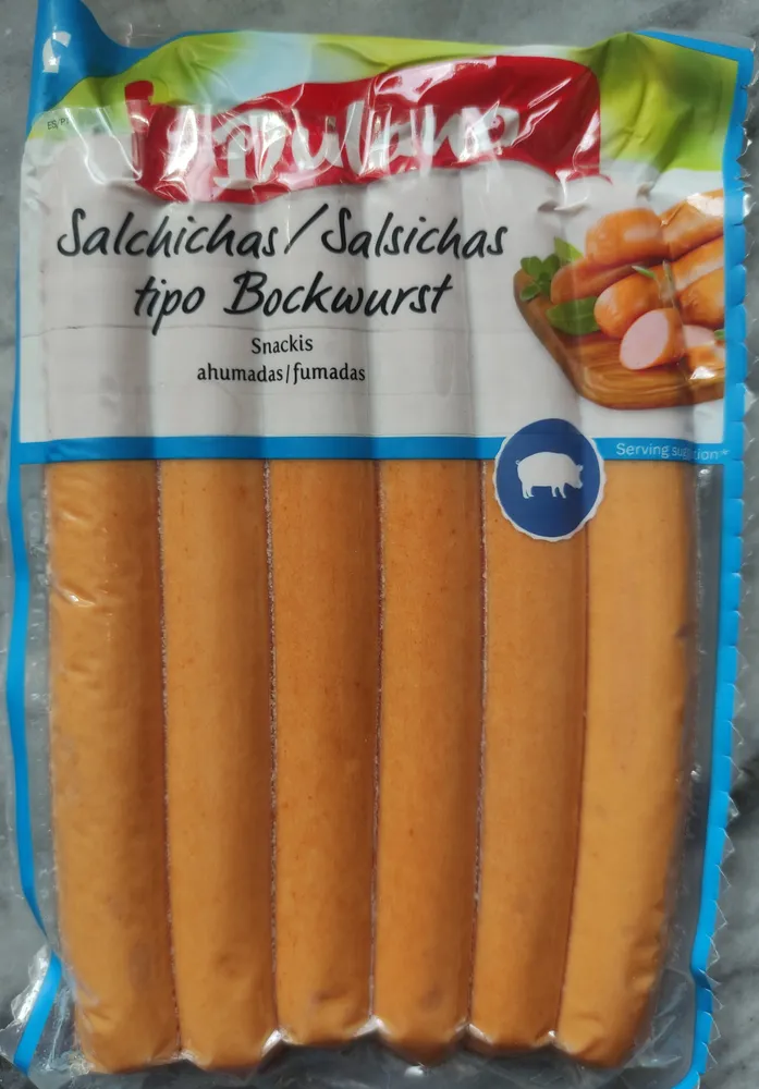 Salchichas tipo Bockwurst