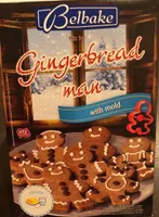 Mix for Gingerbread man with mold