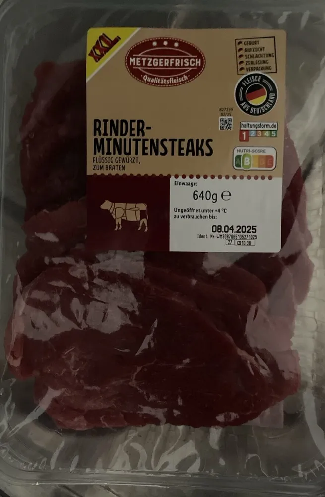 Rinder Steaks