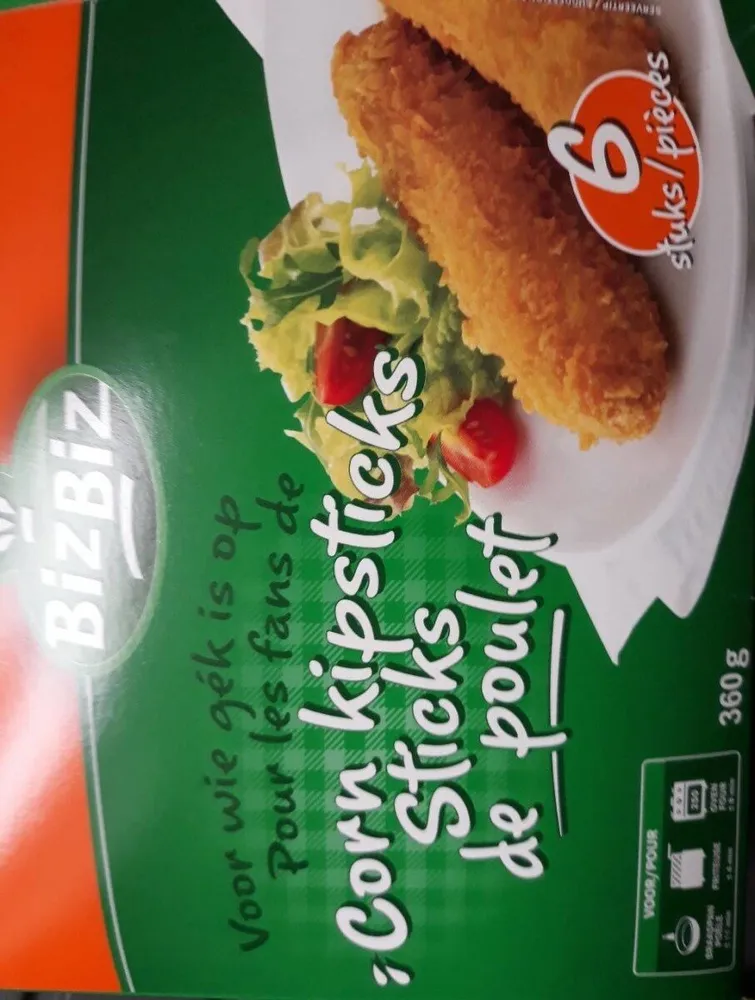 Corn kipsticks Sticks de poulet