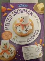 Melted snowman cookies