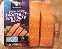 Norwegische Lachsfilet Portionen mit haut