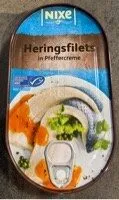 Heringsfilets in Pfeffercreme