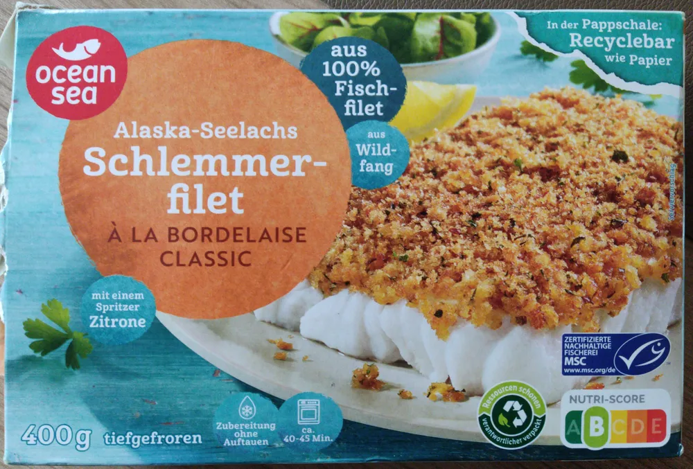 Alaska-Seelachs Schlemmerfilet á la Bordelaise classic