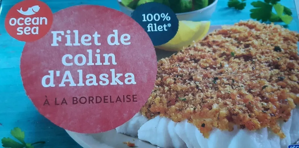 Filet de colin d'Alaska à la Bordelaise.