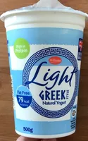 Light greek natural yogurt
