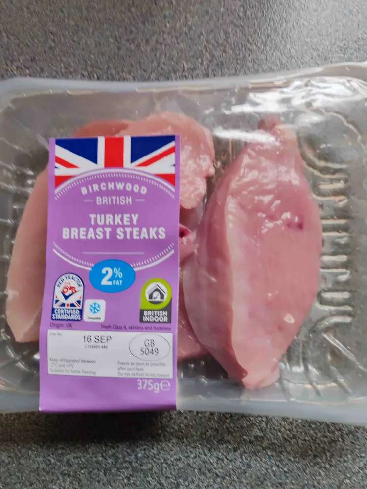 Turkey Breast Steaks 2% Fat