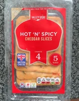 Hot n spicy cheddar slices