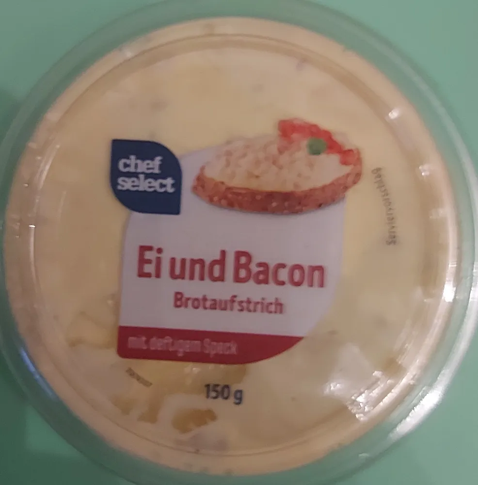 Ei und Bacon Brotaufstrich