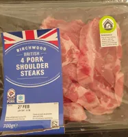 Pork shoulder steaks