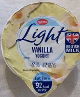 Light vanilla yogurt