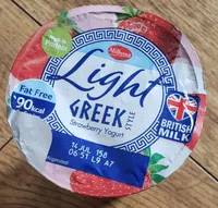 Light greek strawberry yogurt