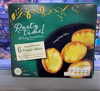 Cheese and onion potato skins