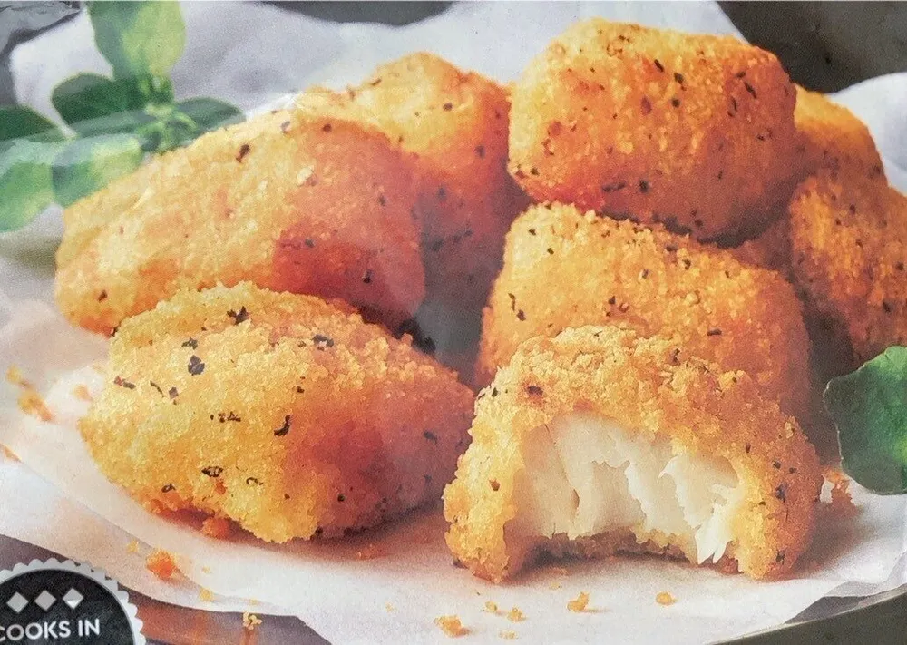 Lemon and pepper cod bites