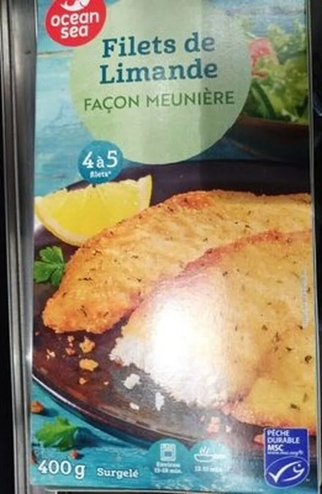 Filets de limande façon meunière