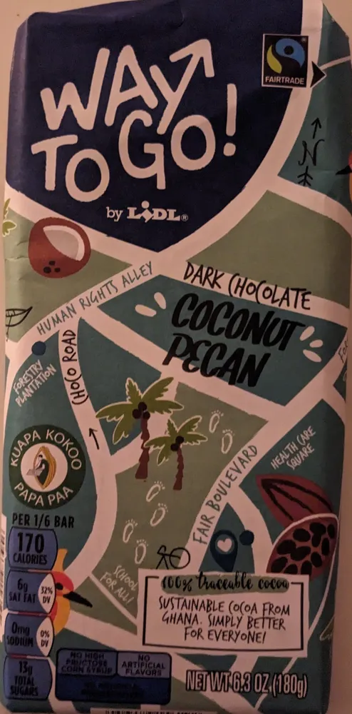 Way to go Pecan Coconut