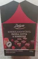 SCHOKOLADENWÜRFEL PANNA COTTA & HIMBEERE